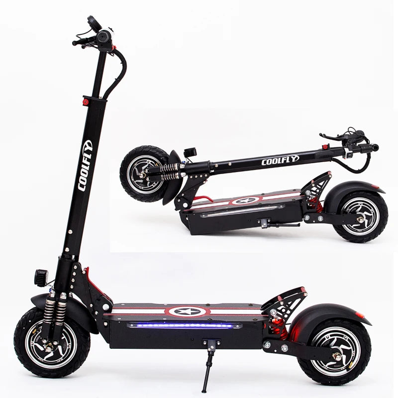 Foldable Dual Motor 2000W Electric Scooter Long Range