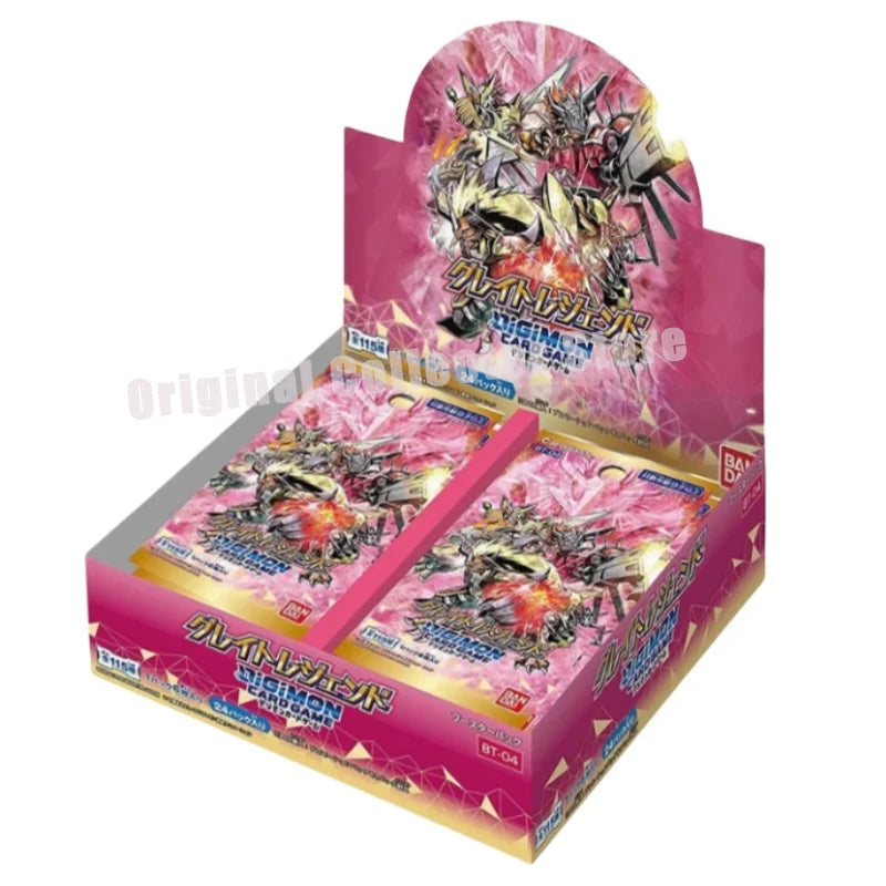 Original Bandai Digimon Cards DTCG Japanese Digital Monster Battle Card BT-02 ULTIMATE POWER Replenish Bag Collect Child Gift.