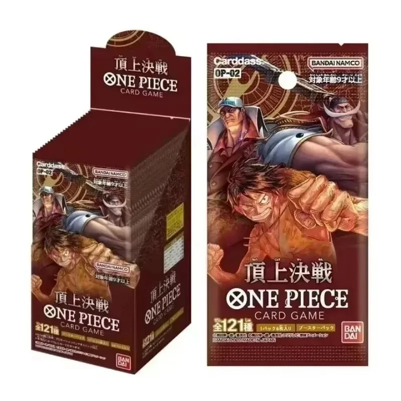 Bandai Original Anime Booster Box One Piece OP09 OP10 OP12 EB02 PRB02 Awakening of The New Era Tcg Collection Card Toy Gift.