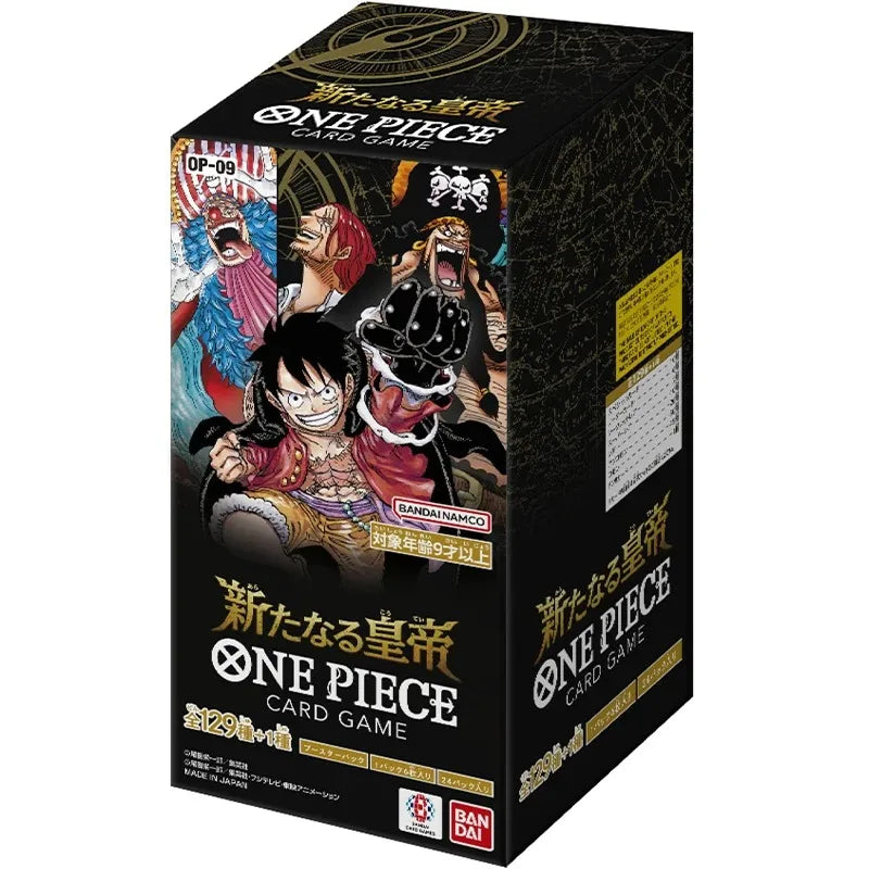 Bandai Original Anime Booster Box One Piece OP09 OP10 OP12 EB02 PRB02 Awakening of The New Era Tcg Collection Card Toy Gift