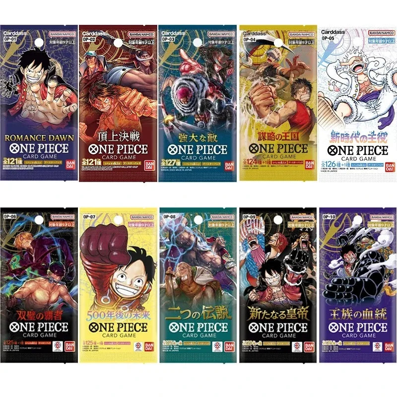 Bandai Original Anime Booster Box One Piece OP09 OP10 OP12 EB02 PRB02 Awakening of The New Era Tcg Collection Card Toy Gift.