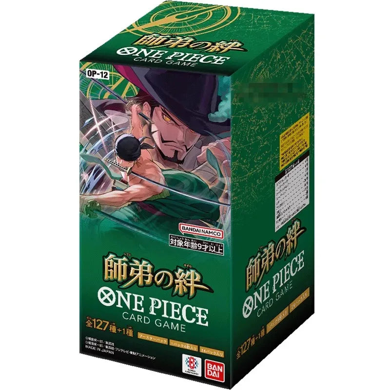 Bandai Original Anime Booster Box One Piece OP09 OP10 OP12 EB02 PRB02 Awakening of The New Era Tcg Collection Card Toy Gift