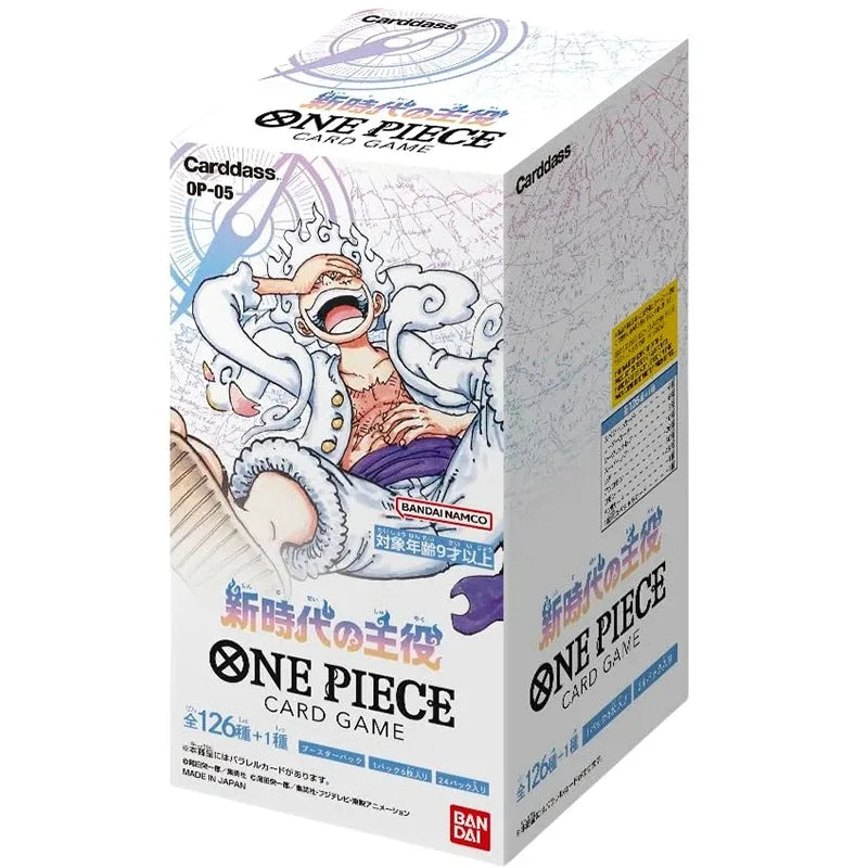 Bandai Original Anime Booster Box One Piece OP09 OP10 OP12 EB02 PRB02 Awakening of The New Era Tcg Collection Card Toy Gift