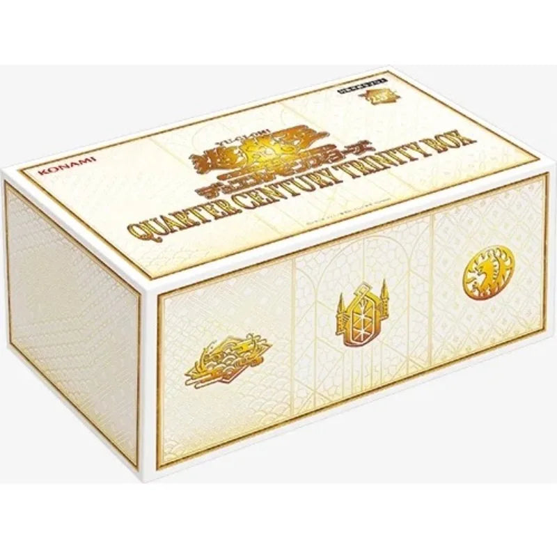 Yugioh KONAMI OFFICIAL BOX 25th Quarter Century Trinity Box QCTB Japanese Sealed Booster Box.