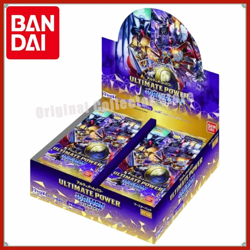 Original Bandai Digimon Cards DTCG Japanese Digital Monster Battle Card BT-02 ULTIMATE POWER Replenish Bag Collect Child Gift.