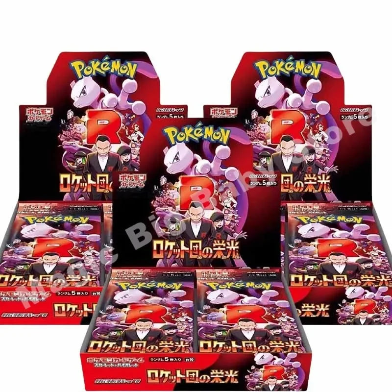 Pokemon Cards Genuine Original Trading PTCG Japanese SV10 The Rockets' Glory Supplementary Pack Sakaki Super Dream Meow Gift.