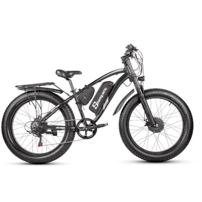 SHENGMILO MX02S 48V 2000W Powerful Electric Bike for Adults for Off-Road Beach Snow City Sport Riding Dual Motor.