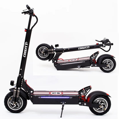 Foldable Dual Motor 2000W Electric Scooter Long Range