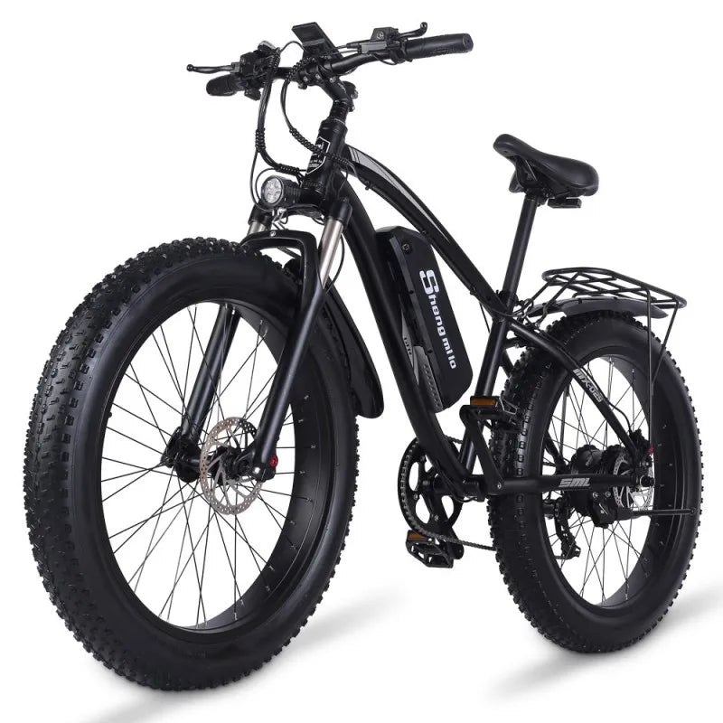 SHENGMILO MX02S 48V 2000W Powerful Electric Bike for Adults for Off-Road Beach Snow City Sport Riding Dual Motor.