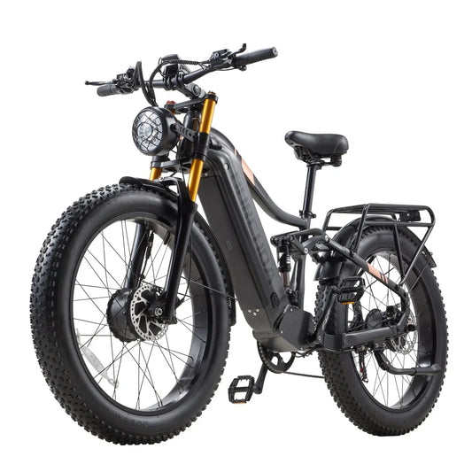 Dual Motor Electric Mountain Bike Factory Delivery BURCHDA HC26 48V30AH Fat Tire Snow Bike Strong Power Design UK US EU.