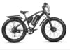 SHENGMILO MX02S 48V 2000W Powerful Electric Bike for Adults for Off-Road Beach Snow City Sport Riding Dual Motor.