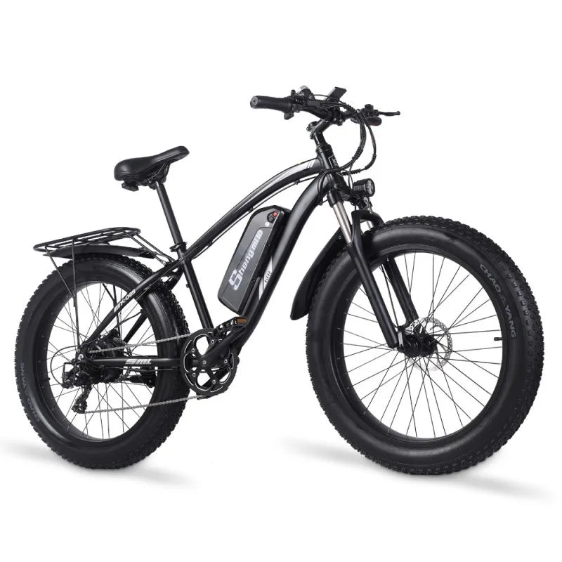 SHENGMILO MX02S 48V 2000W Powerful Electric Bike for Adults for Off-Road Beach Snow City Sport Riding Dual Motor.