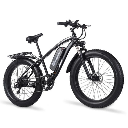 SHENGMILO MX02S 48V 2000W Powerful Electric Bike for Adults for Off-Road Beach Snow City Sport Riding Dual Motor.