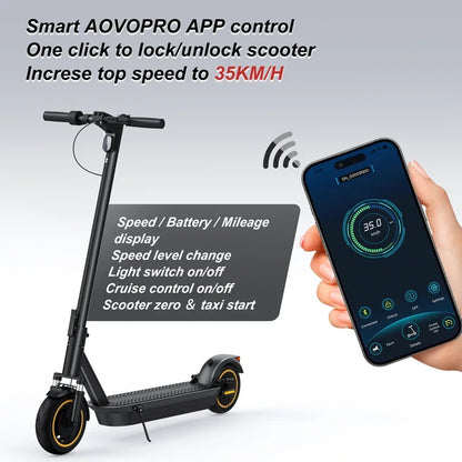 500W Electric Scooter with 35km/h Speed and APP Control