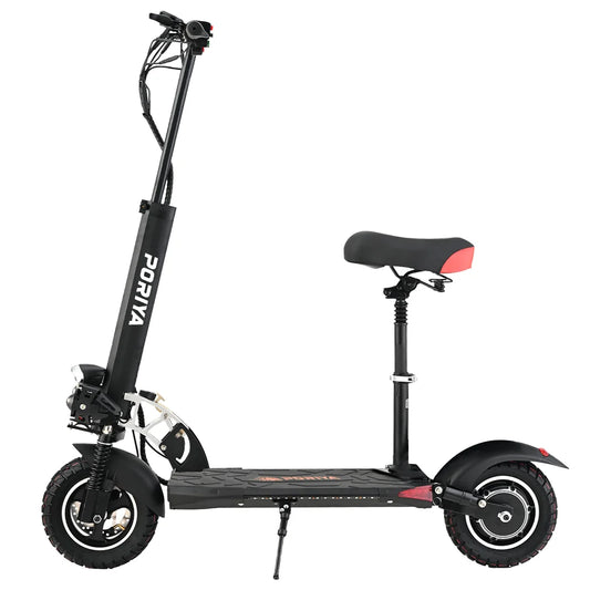 Poriya 2000W Electric Scooter, 50km/h Foldable Off Road