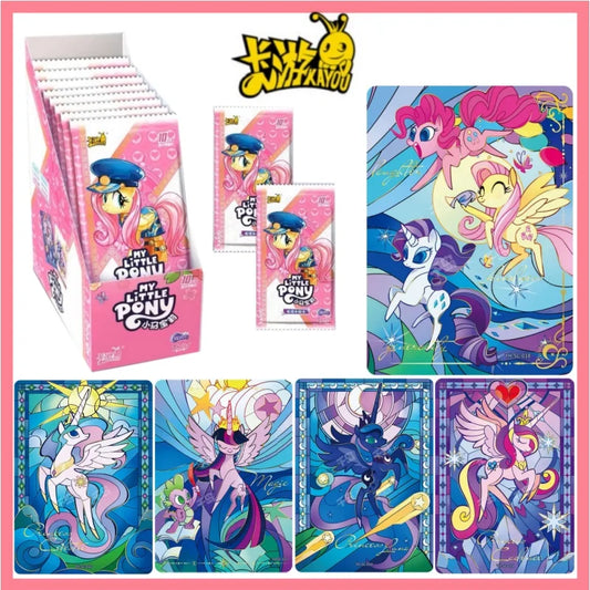 KAYOU My Little Pony  Card Huiyue Package Anime SC SGR LSR Friendship Eternal Package Collection Card Toy Gift.