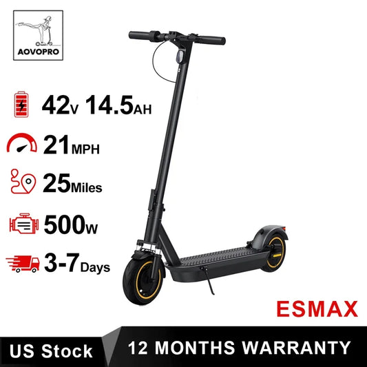 500W Electric Scooter with 35km/h Speed and APP Control