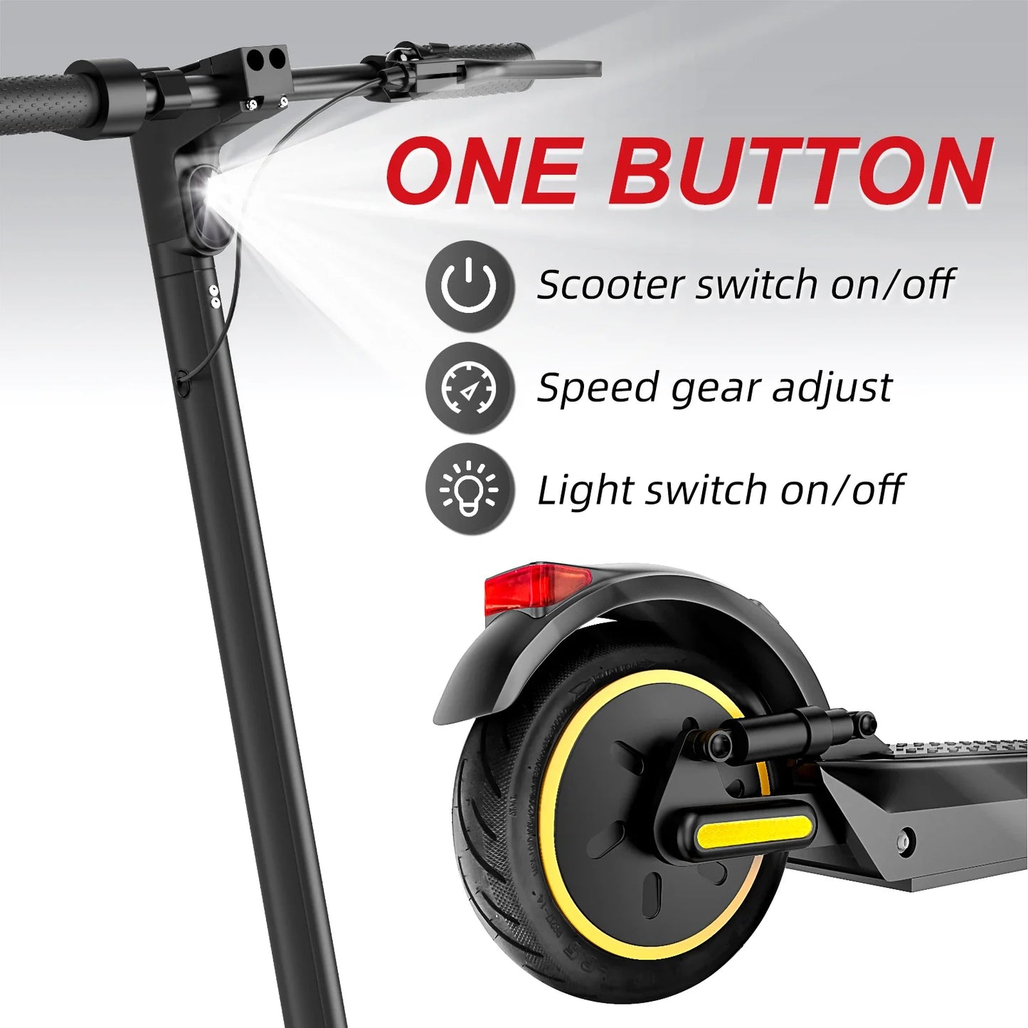 500W Electric Scooter with 35km/h Speed and APP Control