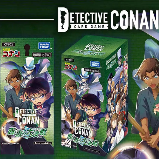 Detective Conan Bandai CTP02 Japanese The Great Battle of the West and East TCG Card The ultimate move of detectives Anime Card.