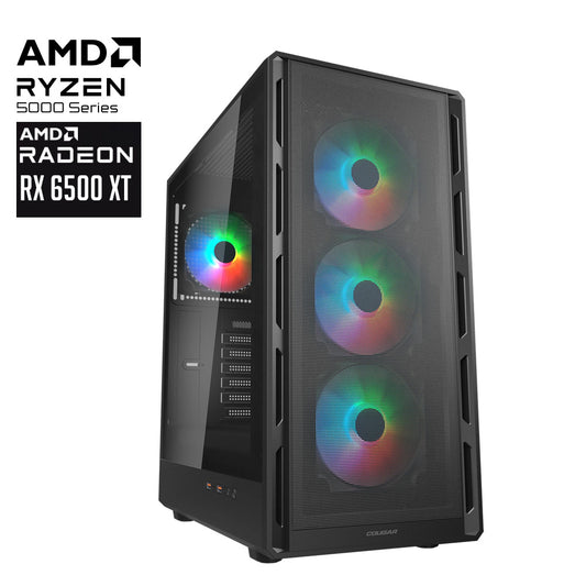 AMD Ryzen 5 5500 RX6500XT Gaming PC with 32GB RAM
