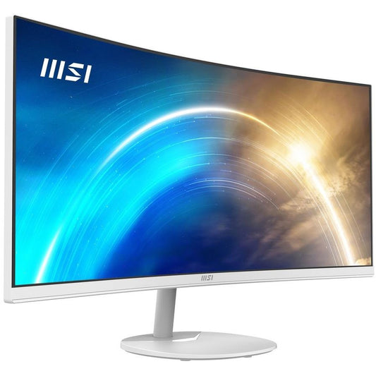 MSI PRO MP341CQW White 34 Inch WUQHD Curved Business Monitor