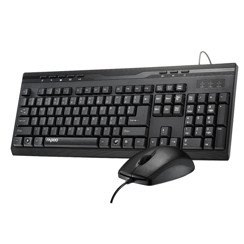 Rapoo NX1710 Wired Optical Keyboard And Mouse Combo