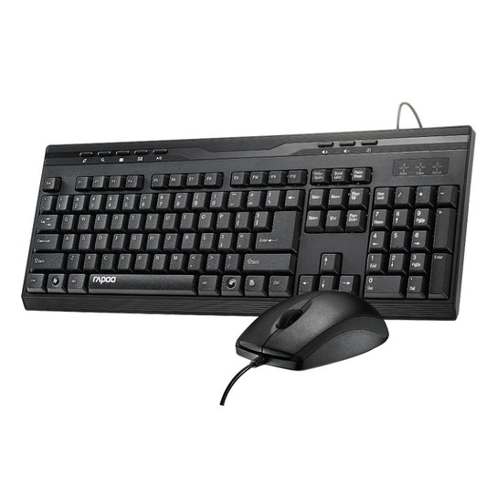 Rapoo NX1710 Wired Optical Keyboard And Mouse Combo