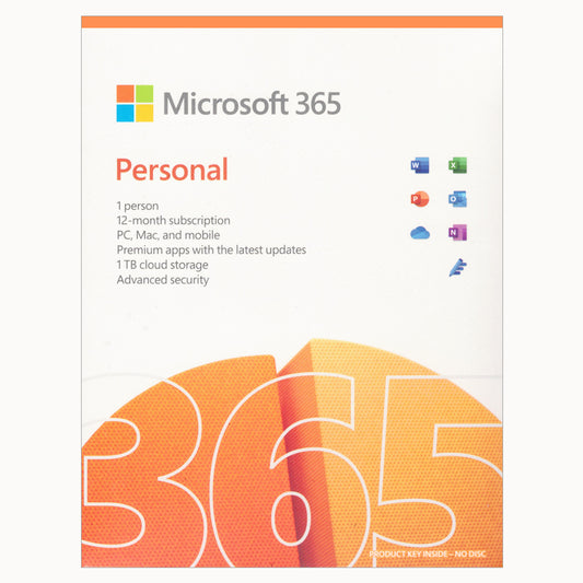 Microsoft 365 Personal 1-Year Subscription For 1 User Au