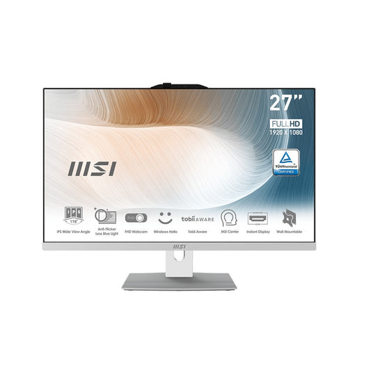 MSI Modern AM272P White 27-Inch i5 1TB 16GB All-In-One PC